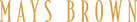 Mays Brown Logo